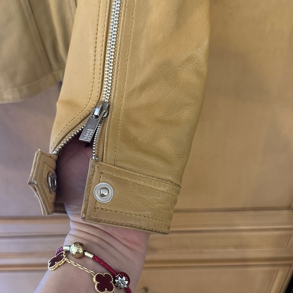 Wilson Leather / Black Rivet Light Brown Leather Jacket - Picture 5 of 12